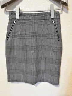 H&M チェック柄 タイトスカート EUR 38