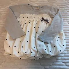 petit main プティマイン　ドットバルーンドッキング長T 90cm