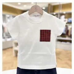 ファミリアチェック　Tシャツ　90