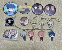 呪術廻戦　まとめ売り　缶バッジ　ラバーストラップ　キーホルダー　虎杖　伏黒　七海
