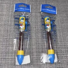 ディズニーリゾート ドナルドダック ボールペン　チョコクランチ　2本　文房具