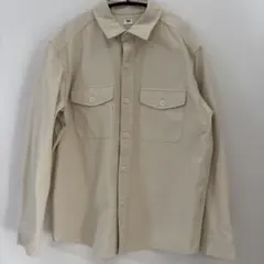 ユニクロ　オーバーシャツジャケット 長袖 ジャージー ストレッチ