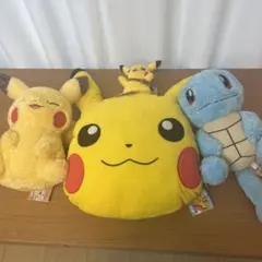 ポケモン　ぬいぐるみセット　ピカチュウ　ゼニガメ