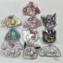 サンリオキャラクターズ パッケージチャーム&チョコボーロ コンプリートセット