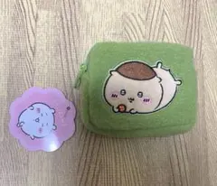 ちいかわ ふわふわミニポーチ くりまんじゅう