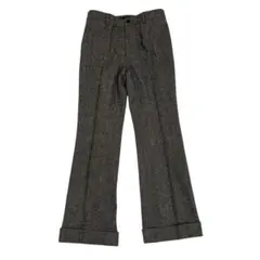 SHIPS レディース ウールテーパードパンツ アンゴラ カシミヤ配合 L