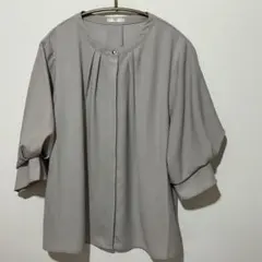 GLACIER 五分袖ブラウス L