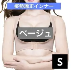 姿勢矯正 バストメイクインナー ベージュ 背筋 姿勢 谷間 美乳 下着