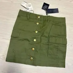 tommyhilfiger モスグリーン　台形スカートのサムネイル