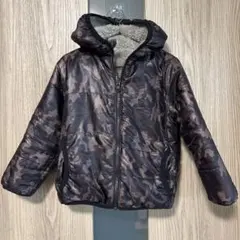 迷彩柄 中綿コート フード付きMetaIlic Board