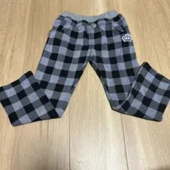 BABY DOLL チェック柄ボトムス 110cm 裏起毛