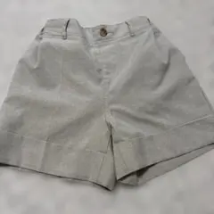 ジーユー グレー ショートパンツ 半ズボン 140