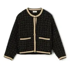 TOMORROWLAND ニットコンビツイード ジャケット