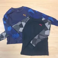 PUMA 長袖シャツ　色違いセット　140cm