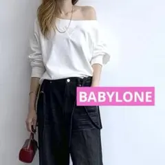 バビロン BABYLONE ボートクロップドカットソー ホワイト 白 Fのサムネイル