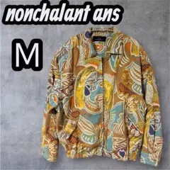 nonchalant ans 総柄ジャケット M アート柄 archive 派手のサムネイル