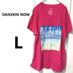 DANSKIN NOW ピンク Tシャツ【 1X 】