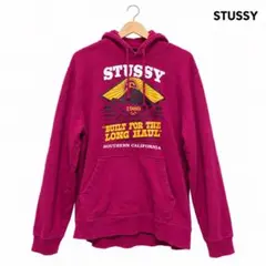 STUSSY パーカー ピンク Mサイズ
