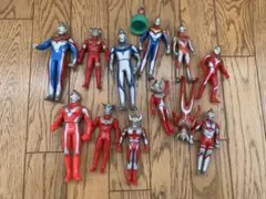 ウルトラマン　ソフビとフィギュア