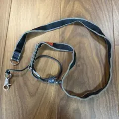 topologie ショルダーストラップ 黒/グレー フック壊れあり