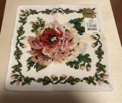 FEILER 花柄タオルハンカチ 約25cm x 25cm