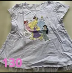 ユニクロ　プリンセスTシャツ　130センチ