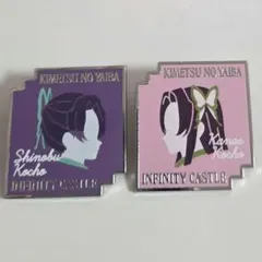 劇場版　映画　鬼滅の刃　キャラクターモチーフピンズ　胡蝶しのぶ　胡蝶カナエ