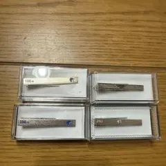 シルバー ネクタイピン 4本セット