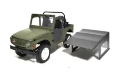 1/10サイズ クローラーラジコン ジムニーミリタリータイプWPL C-84