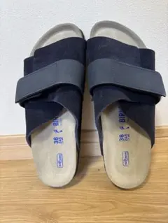 BIRKENビルケンシュトック Kyoto ネイビー38 24.5㎝ ナロー - メルカリ
