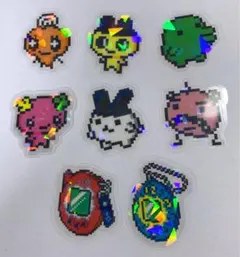 たまごっち　オーロラ　ホログラム　シール　8枚セット　纏め売り　まとめ売り　⑨