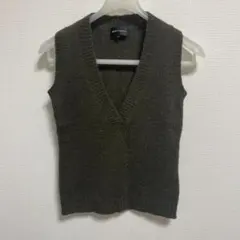 BUONA GIORNATA Vネック ニットベスト オリーブ Fのサムネイル