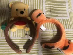 くまの　プーさん　ぷーさん　カチューシャ　ティガー　トラ　ファンキャップ　帽子