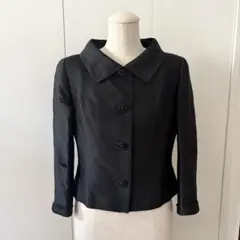FOXEY BOUTIQUE フォクシー　ブティック　シルク　ジャケット　黒のサムネイル