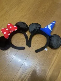 【即購入OK】　ミッキーマウス・ミニーマウス カチューシャセット