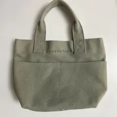 まあこさま専用LOWRY FARM グリーン キャンバスハンドバッグ