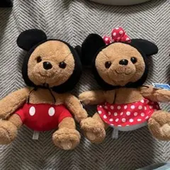 ディズニー ミッキー ミニー マイフレンドベア　ぬいぐるみ セット