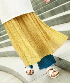 niko and… プリーツスカート ロングスカート