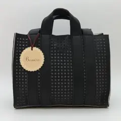 タグ付未使用 Beau're ヴュレ 2WAY ショルダーバッグ メッシュ 黒のサムネイル