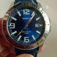 ⑨CASIO 腕時計 MTP-VD01 クォーツ
