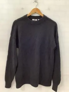 最終値下◎11.4A882P◎ユニクロ◎ニットセーターブラックウール100%◎L