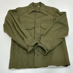 ヴィンテージ ウール CPOシャツジャケット オリーブ SMALL