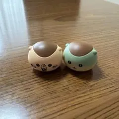 ちいかわパーク　くりまんじゅう2体　まめまめフィギュア