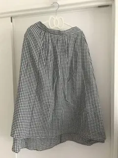 夢展望購入　ギンガムチェック　ロングスカートのサムネイル