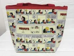 ✨未使用✨保冷バッグ スヌーピー PEANUTS 大容量 レッド