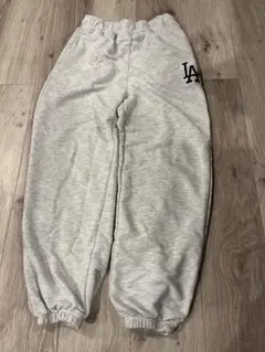 LAロゴ スウェットパンツ Lサイズ グレー