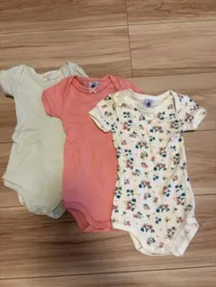 ベビー肌着3枚セット 6m petit bateau