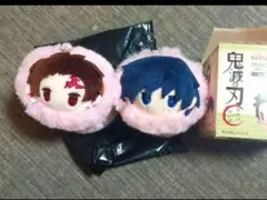 【激レア品/炭治郎＆義勇】アニメ　鬼滅の刃　桜餅マスコット　ぬいぐるみ