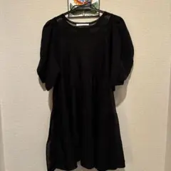 AMERICAN HOLIC黒透け感半袖トップス　レディースのサムネイル