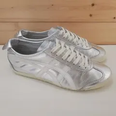 オニツカタイガー メキシコ66 シルバー/ホワイト 26cm